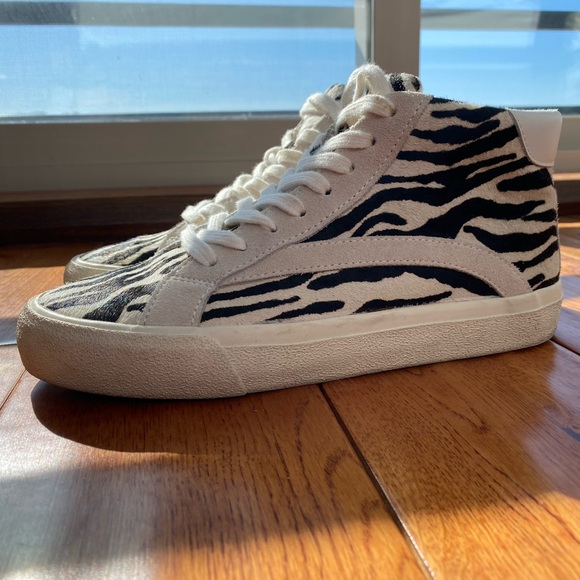 MWL Calf Hair Zebra High-tops - Picture 8 of 14